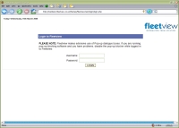 Fleetview Login Page